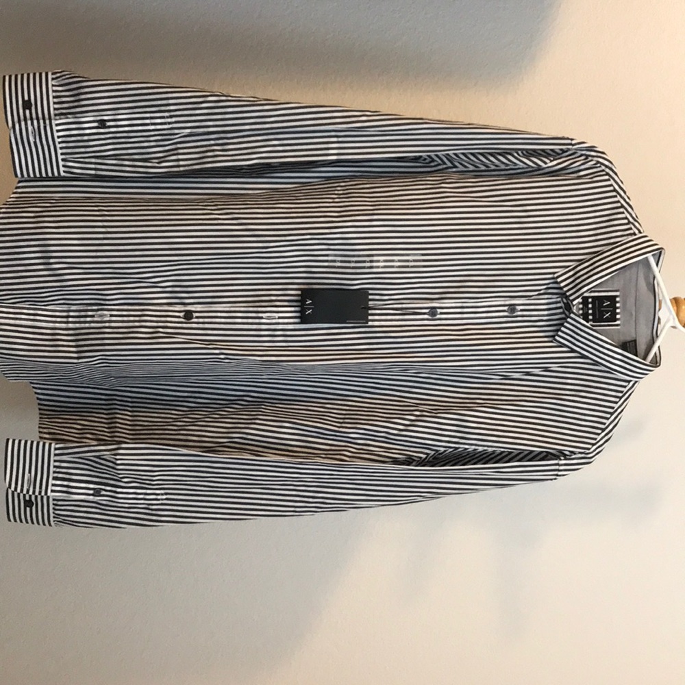 Stripped Armani button down